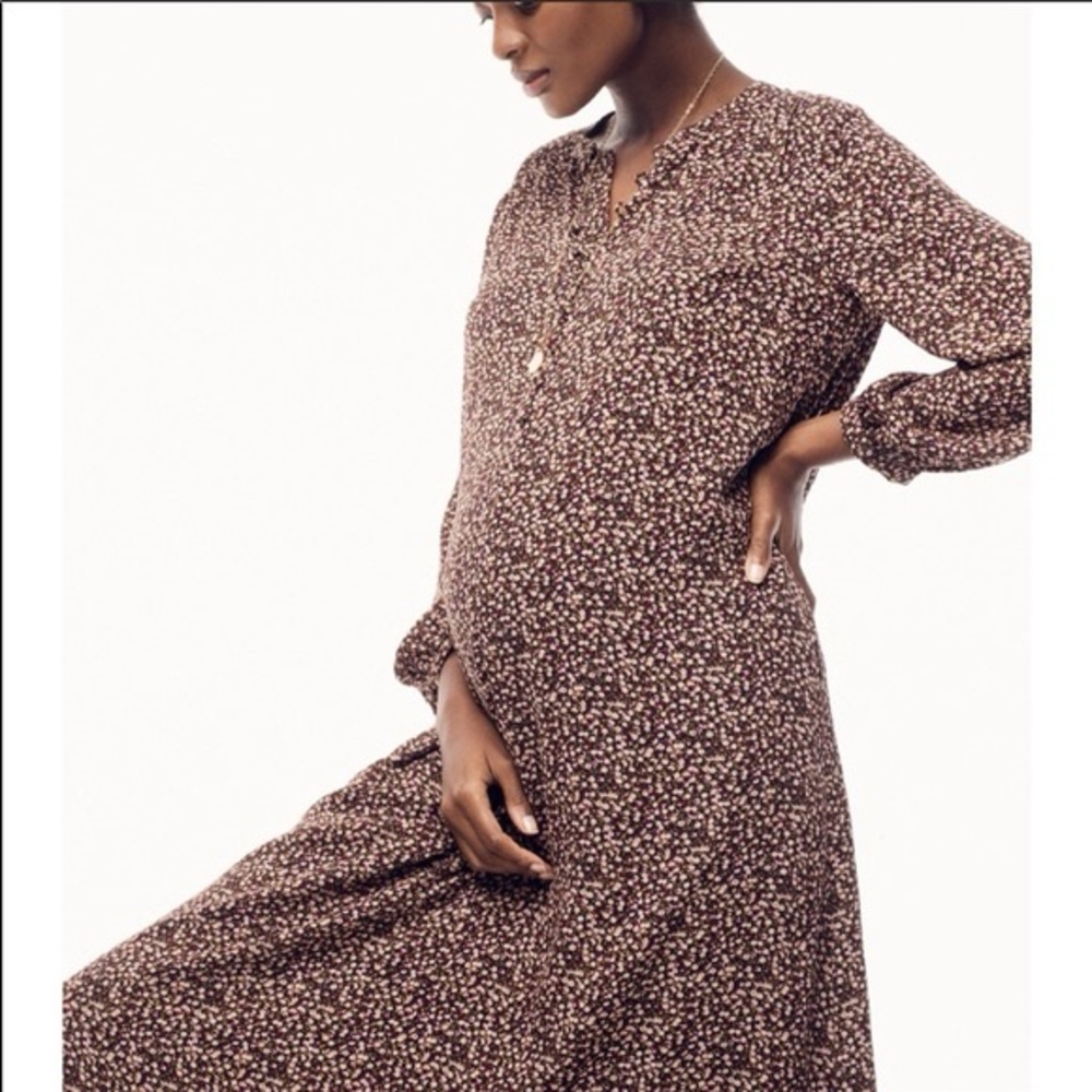 The Caftan Dress Ellis Ditsy Maternity (S-M)